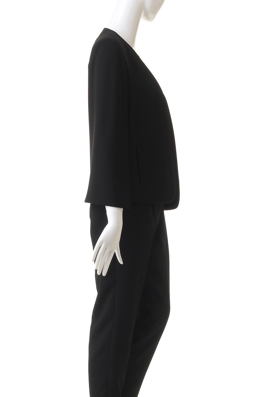 【アルアバイル/allureville】の【Loulou Willoughby】リトルブラックケープジャケット A 人気、トレンドファッション・服の通販 founy(ファニー) 　ファッション　Fashion　レディースファッション　Fashion for Women　アウター　Coat / Outerwear Collection　レディースジャケット・軽アウター　Jackets　コンパクト　Compact, Small Size　シンプル　Simple, Minimal　ジャケット　Jacket, Outerwear　スリット　Slit, Slit Detail　フォーマル　Formal, Dressy　エレガント 上品　Elegant　other-3|ID: prp329100004083544 ipo3291000000036061782