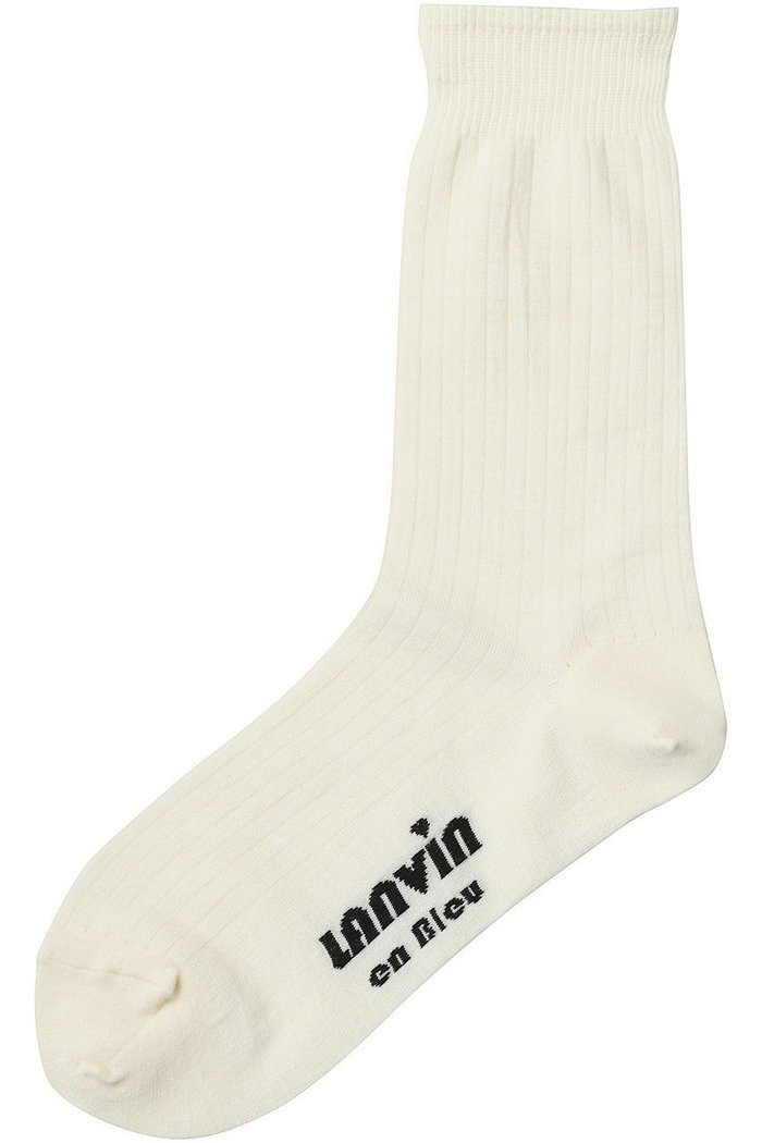 【ランバン オン ブルー/LANVIN en Bleu】の針抜きロゴポイントソックス インテリア・キッズ・メンズ・レディースファッション・服の通販 founy(ファニー) https://founy.com/ ファッション Fashion レディースファッション Fashion for Women ソックス&靴下 Socks & Hosiery レッグウェア・ストッキング Legwear & Hosiery アクリル Acrylic Material シンプル Simple, Minimal ソックス Socks, Hosiery ベーシック Basic, Essential |ID: prp329100004083562 ipo3291000000035940535