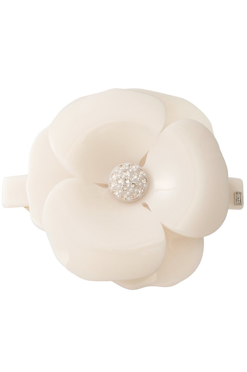 【アレクサンドル ドゥ パリ/ALEXANDRE DE PARIS】のBARRETTE (8cm)/バレッタ インテリア・キッズ・メンズ・レディースファッション・服の通販 founy(ファニー) 　ファッション　Fashion　レディースファッション　Fashion for Women　シュシュ&ヘアアクセ/ヘアアレンジ　Scrunchies & Hair Accessories　アクセサリー　Fashion Accessories　バレッタ　Barrette, Hair Clip　フェミニン　Feminine, Girly　フラワー　Flower, Floral　モチーフ　Motif, Design Theme　ロング　Long, Long-Length　再入荷　Restock / Back in Stock　アイボリー(I)|ID: prp329100004083571 ipo3291000000033406982