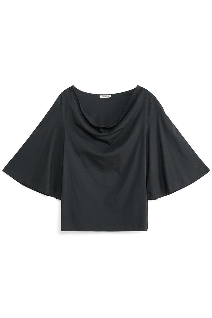 【バイ マレーネ ビルガー/BY MALENE BIRGER】のBRYAR オーガニックコットンドレープTシャツ インテリア・キッズ・メンズ・レディースファッション・服の通販 founy(ファニー) https://founy.com/ ファッション Fashion レディースファッション WOMEN トップス・カットソー Tops/Tshirt シャツ/ブラウス Shirts/Blouses ロング / Tシャツ T-Shirts カットソー Cut and Sewn なめらか Smooth ショート Short スリーブ Sleeve ドレープ Drape エレガント 上品 Elegant |ID: prp329100004084761 ipo3291000000027637730