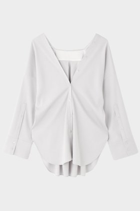 【ル フィル/LE PHIL】 ダブルサテンビックシャツ人気、トレンドファッション・服の通販 founy(ファニー) ファッション Fashion レディースファッション Fashion for Women トップス・カットソー Cut & Sew Tops シャツ・ブラウス・オフィスカジュアル Elegant Blouses & Button-Ups おすすめ Recommended / Our Picks キャミソール Camisole, Spaghetti Strap Top スリーブ Sleeve, Long Sleeve / Short Sleeve ベスト Vest, Waistcoat ロング Long, Long-Length |ID:prp329100004084789