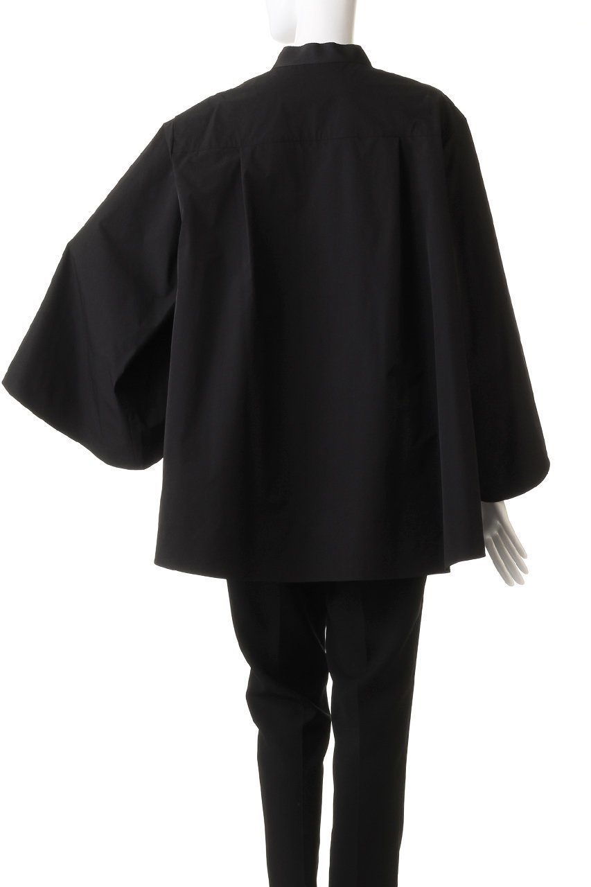 【ル フィル/LE PHIL】のラッフルスリーブブロードブラウス 人気、トレンドファッション・服の通販 founy(ファニー) 　ファッション　Fashion　レディースファッション　Fashion for Women　トップス・カットソー　Cut & Sew Tops　シャツ・ブラウス・オフィスカジュアル　Elegant Blouses & Button-Ups　ショート　Short, Short Length　スリーブ　Sleeve, Long Sleeve / Short Sleeve　ドレープ　Drape, Draping Fabric　羽織　Haori, Light Jacket　other-4|ID: prp329100004084791 ipo3291000000032890367