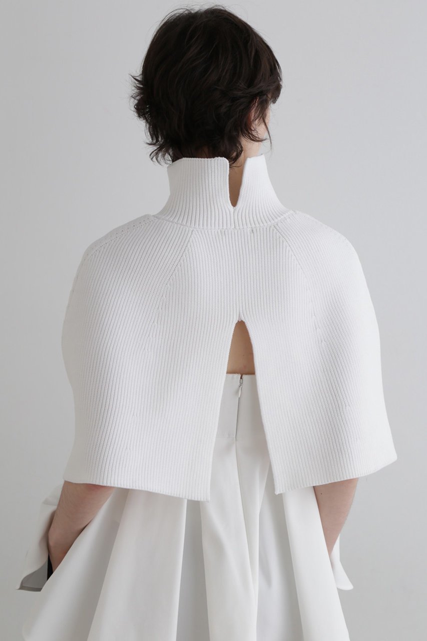 【ル フィル/LE PHIL】のスポンディッシュケープ 人気、トレンドファッション・服の通販 founy(ファニー) 　ファッション　Fashion　レディースファッション　WOMEN　トップス・カットソー　Tops/Tshirt　ニット　Knit Tops　プルオーバー　Pullover　アクセサリー　Accessories　カットソー　Cut And Sew　スリット　Slit　ノースリーブ　No Sleeve　畦　Ridge　other-3|ID: prp329100004084792 ipo3291000000031419093