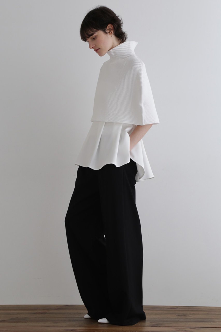 【ル フィル/LE PHIL】のスポンディッシュケープ 人気、トレンドファッション・服の通販 founy(ファニー) 　ファッション　Fashion　レディースファッション　WOMEN　トップス・カットソー　Tops/Tshirt　ニット　Knit Tops　プルオーバー　Pullover　アクセサリー　Accessories　カットソー　Cut And Sew　スリット　Slit　ノースリーブ　No Sleeve　畦　Ridge　other-4|ID: prp329100004084792 ipo3291000000031419097