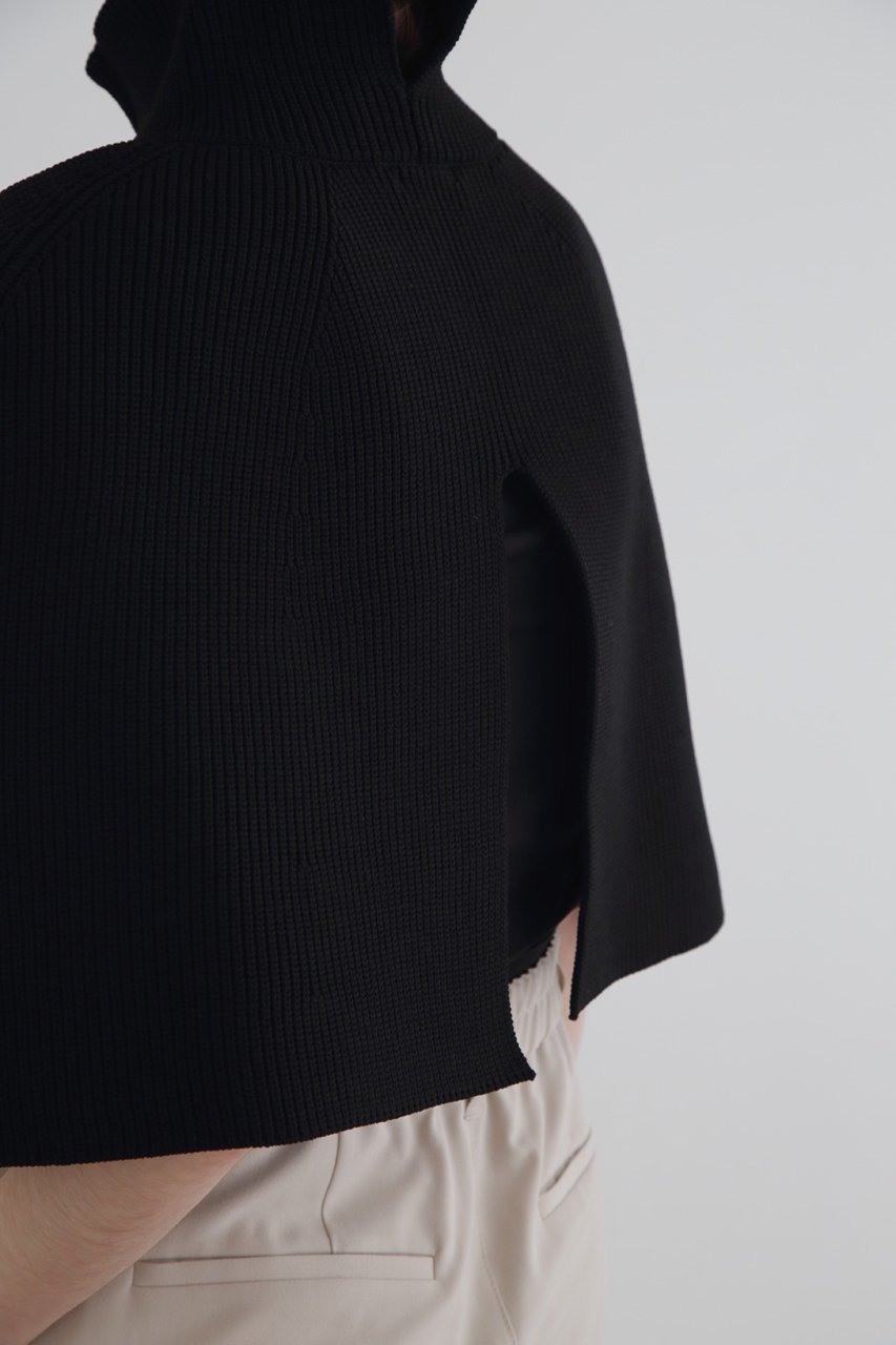 【ル フィル/LE PHIL】のスポンディッシュケープ 人気、トレンドファッション・服の通販 founy(ファニー) 　ファッション　Fashion　レディースファッション　Fashion for Women　トップス・カットソー　Cut & Sew Tops　ニット　Knit Tops & Sweaters　カジュアルプルオーバー・ニットトップス　Pullovers & Knit Tops / Casual Pullovers　アクセサリー　Fashion Accessories　カットソー　Cut and Sewn Top　スリット　Slit, Slit Detail　ノースリーブ　Sleeveless, No-Sleeve　畦　Ribbed Knit　other-5|ID: prp329100004084792 ipo3291000000035696486