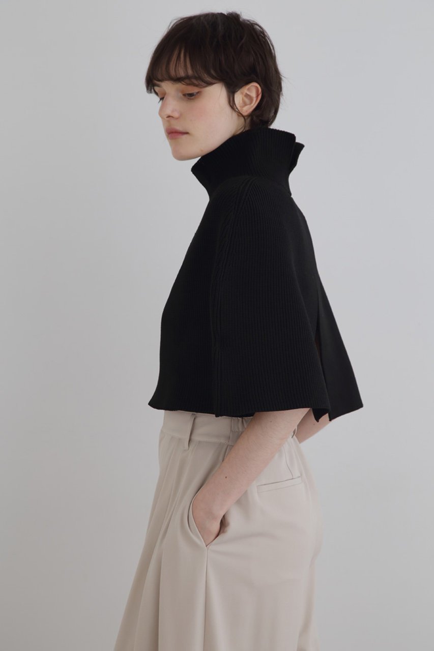 【ル フィル/LE PHIL】のスポンディッシュケープ 人気、トレンドファッション・服の通販 founy(ファニー) 　ファッション　Fashion　レディースファッション　Fashion for Women　トップス・カットソー　Cut & Sew Tops　ニット　Knit Tops & Sweaters　カジュアルプルオーバー・ニットトップス　Pullovers & Knit Tops / Casual Pullovers　アクセサリー　Fashion Accessories　カットソー　Cut and Sewn Top　スリット　Slit, Slit Detail　ノースリーブ　Sleeveless, No-Sleeve　畦　Ribbed Knit　other-7|ID: prp329100004084792 ipo3291000000035696489