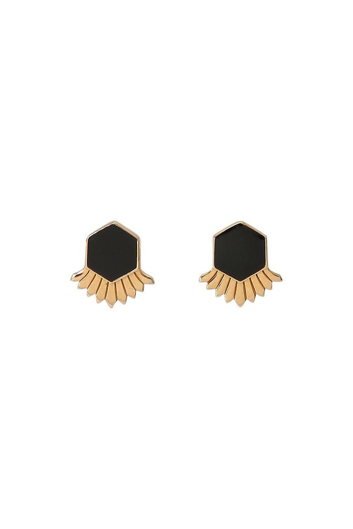 【デイジー ロンドン/DAISY LONDON】のHEXAGON PALM STUD ピアス_GOLD インテリア・キッズ・メンズ・レディースファッション・服の通販 founy(ファニー) https://founy.com/ ファッション Fashion レディースファッション WOMEN ジュエリー Jewelry リング Rings イヤリング Earrings イヤリング Earrings コレクション Collection リュクス Luxe |ID: prp329100004084810 ipo3291000000027637856