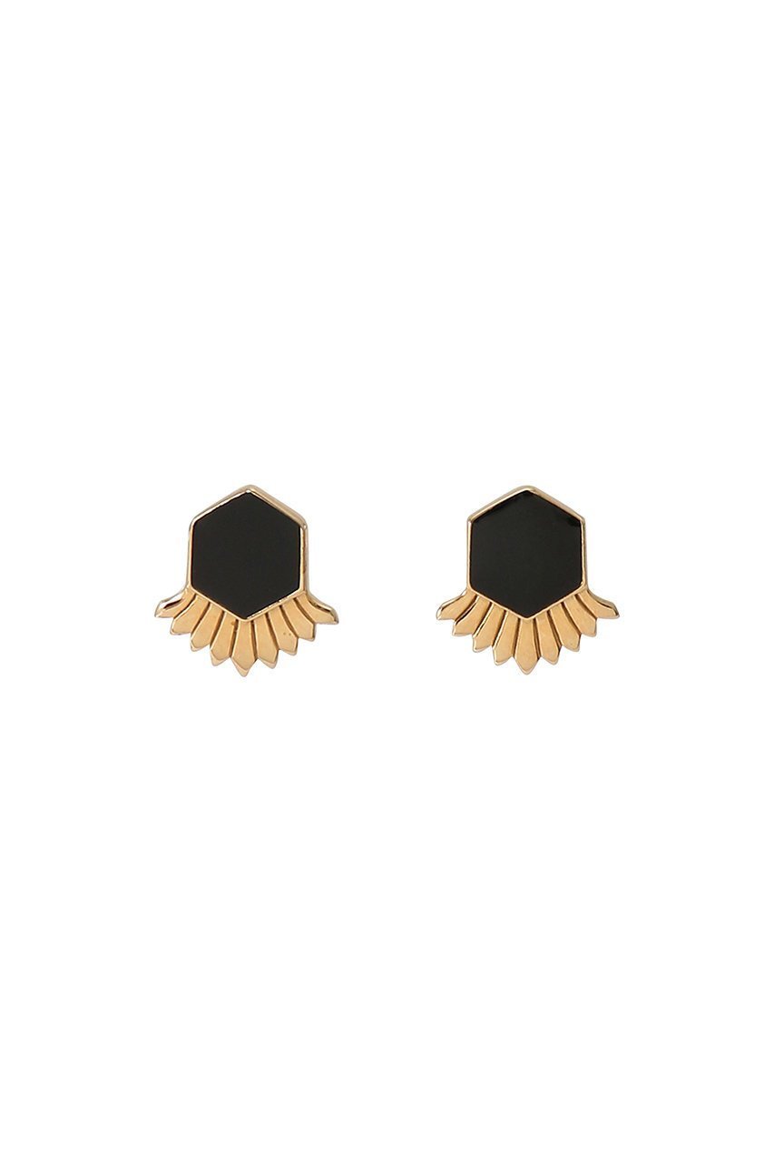 【デイジー ロンドン/DAISY LONDON】のHEXAGON PALM STUD ピアス_GOLD 人気、トレンドファッション・服の通販 founy(ファニー) 　ファッション　Fashion　レディースファッション　WOMEN　ジュエリー　Jewelry　リング　Rings　イヤリング　Earrings　イヤリング　Earrings　コレクション　Collection　リュクス　Luxe　 other-1|ID: prp329100004084810 ipo3291000000027637856