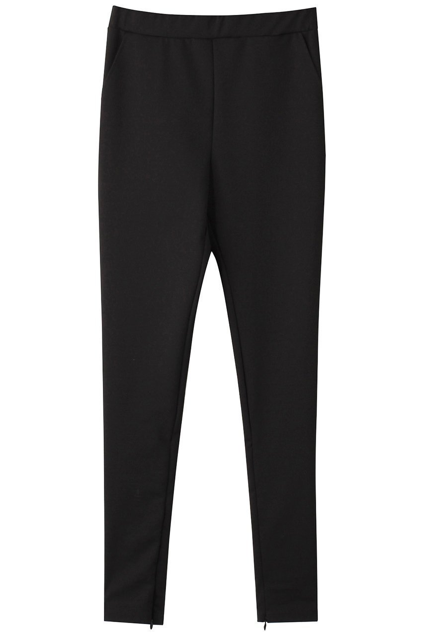 【ヒューエルミュージアム/hueLe Museum】の【STUMBLY】Strech Leggins Pants インテリア・キッズ・メンズ・レディースファッション・服の通販 founy(ファニー) ファッション Fashion レディースファッション Fashion for Women パンツ Pants & Trousers シンプル Simple, Minimal ジップ Zip, Zipper スリット Slit, Slit Detail レギンス Leggings, Stretch Pants ブラック|ID: prp329100004084825 ipo3291000000035471813