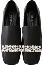 【セルジオ ロッシ/SERGIO ROSSI】のsr1 2way ビジュースリッパ 大人の最旬トレンドファッション＆コーディネート founy(ファウニー) ファッション Fashion レディースファッション Fashion for Women クリスタル Crystal, Swarovski シューズ Shoes, Footwear スリッパ Slippers, Room Shoes パーティ Party, Party Style パール Pearl, Pearl Accent フラット Flat, Flat Shoes プレート Plate, Dish リュクス Luxury, Elegant, High-End, Chic エレガント 上品 Elegant thumbnail ブラック|ID: prp329100004084827 ipo3291000000036692150