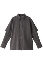 【リムアーク/RIM.ARK】のFake denim SH/シャツ グレー|ID: prp329100004084865 ipo3291000000036394493