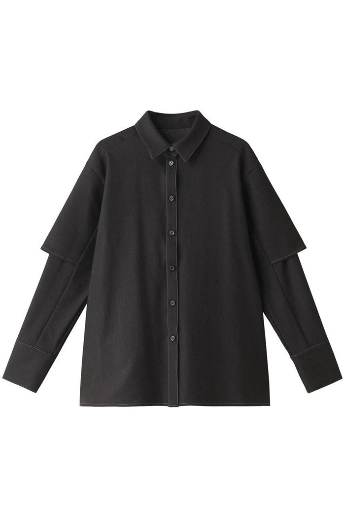【リムアーク/RIM.ARK】のFake denim SH/シャツ インテリア・キッズ・メンズ・レディースファッション・服の通販 founy(ファウニー) https://founy.com/ ファッション Fashion レディースファッション Fashion for Women トップス・カットソー Cut & Sew Tops シャツ・ブラウス・オフィスカジュアル Elegant Blouses & Button-Ups スリーブ Sleeve, Long Sleeve / Short Sleeve ロング Long, Long-Length |ID: prp329100004084865 ipo3291000000036721224