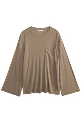 【バイ マレーネ ビルガー/BY MALENE BIRGER】のFAYEH LS ラウンドネックTシャツ 人気、トレンドファッション・服の通販 founy(ファニー) ファッション Fashion レディースファッション WOMEN トップス・カットソー Tops/Tshirt シャツ/ブラウス Shirts/Blouses ロング / Tシャツ T-Shirts カットソー Cut and Sewn スリーブ Sleeve デニム Denim ラウンド Round ロング Long ワイド Wide |ID:prp329100004084870