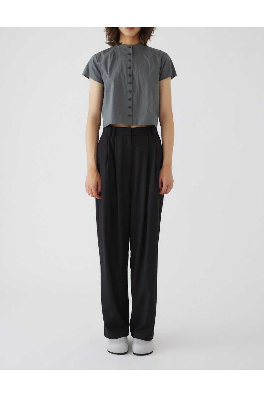 【リムアーク/RIM.ARK】のW tuck wide slacks/スラックス/パンツ 人気、トレンドファッション・服の通販 founy(ファニー) 　ファッション　Fashion　レディースファッション　WOMEN　パンツ　Pants　ストレッチ　Stretch　スラックス　Slacks　テーパード　Tapered　ドレープ　Drape　マニッシュ　Mannish　ワイド　Wide　 other-1|ID: prp329100004084882 ipo3291000000027638026