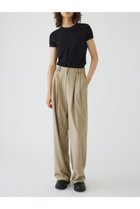 【リムアーク/RIM.ARK】のW tuck wide slacks/スラックス/パンツ 人気、トレンドファッション・服の通販 founy(ファニー) ファッション Fashion レディースファッション WOMEN パンツ Pants ストレッチ Stretch スラックス Slacks テーパード Tapered ドレープ Drape マニッシュ Mannish ワイド Wide thumbnail ライトベージュ|ID: prp329100004084882 ipo3291000000027638029