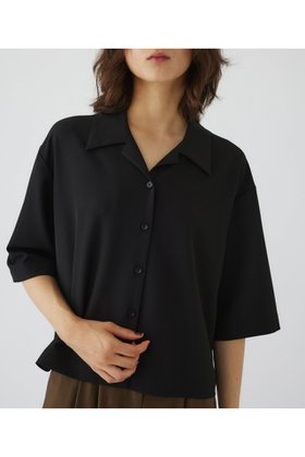 【リムアーク/RIM.ARK】のOpen collar half sleeve SH/シャツ 人気、トレンドファッション・服の通販 founy(ファニー) ファッション Fashion レディースファッション WOMEN トップス・カットソー Tops/Tshirt シャツ/ブラウス Shirts/Blouses おすすめ Recommend コンパクト Compact ショート Short スリーブ Sleeve ツイル Twill ハーフ Half バランス Balance |ID:prp329100004084883