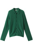 【エイトン/ATON】のSUPER KID MOHAIR ポロセーター カーディガン 人気、トレンドファッション・服の通販 founy(ファニー) ファッション Fashion レディースファッション WOMEN トップス・カットソー Tops/Tshirt ニット Knit Tops カーディガン Cardigans A/W・秋冬 Aw・Autumn/Winter・Fw・Fall-Winter カーディガン Cardigan シアー Sheer スリーブ Sleeve セーター Sweater モヘア Mohair ロング Long 畦 Ridge thumbnail グリーン|ID: prp329100004084901 ipo3291000000027638084