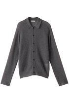 【エイトン/ATON】のSUPER KID MOHAIR ポロセーター カーディガン 人気、トレンドファッション・服の通販 founy(ファニー) ファッション Fashion レディースファッション WOMEN トップス・カットソー Tops/Tshirt ニット Knit Tops カーディガン Cardigans A/W・秋冬 Aw・Autumn/Winter・Fw・Fall-Winter カーディガン Cardigan シアー Sheer スリーブ Sleeve セーター Sweater モヘア Mohair ロング Long 畦 Ridge thumbnail チャコールグレー|ID: prp329100004084901 ipo3291000000027638085