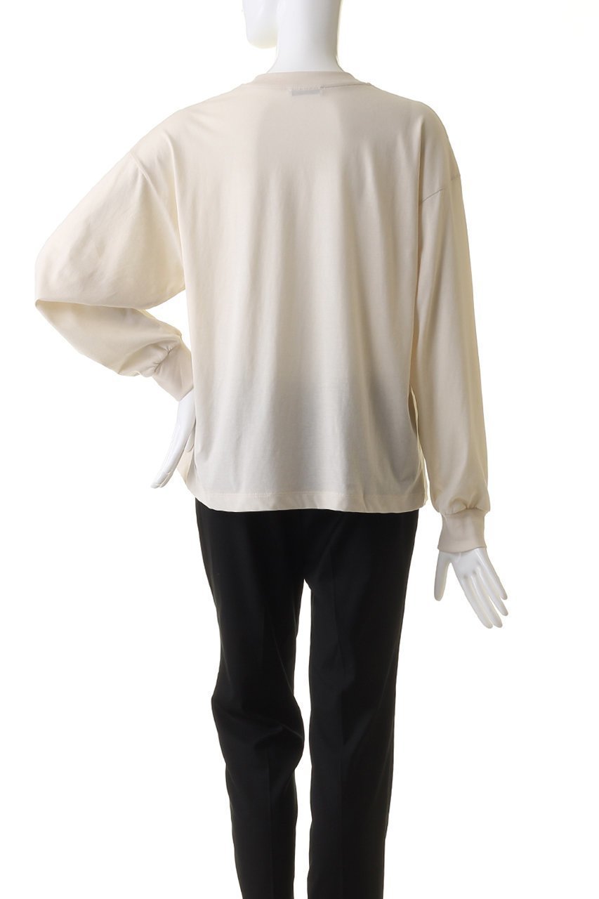 【エイトン/ATON】のFRESCA ヌバック ロングスリーブ Tシャツ 人気、トレンドファッション・服の通販 founy(ファニー) 　ファッション　Fashion　レディースファッション　Fashion for Women　トップス・カットソー　Cut & Sew Tops　シャツ・ブラウス・オフィスカジュアル　Elegant Blouses & Button-Ups　ロングTシャツ・Tシャツ　Longline T-Shirts & Tees　カットソー・ベーシックTシャツ　Cut-and-Sewn Tops / Stretch Tees & Basics　インド　Indian Textile　シンプル　Simple, Minimal　スリーブ　Sleeve, Long Sleeve / Short Sleeve　ロング　Long, Long-Length　other-4|ID: prp329100004084904 ipo3291000000035693357