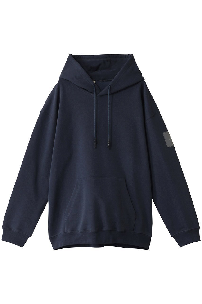 【エヌ.ハリウッド/N.HOOLYWOOD / MEN】の【MEN】【EXCHANGE SERVICE】フード スウェット シャツ インテリア・キッズ・メンズ・レディースファッション・服の通販 founy(ファニー) 　ファッション　Fashion　メンズファッション　Fashion for Men　トップス・カットソー　Cut & Sew Tops　パーカー・フーディー / カジュアルコーデ　Hoodies & Parkas　メンズシャツ　Shirts　スウェット / スエット　Sweatshirt, Sweatwear　スリーブ　Sleeve, Long Sleeve / Short Sleeve　パッチ　Patch, Appliqué　ネイビー|ID: prp329100004084919 ipo3291000000032881257