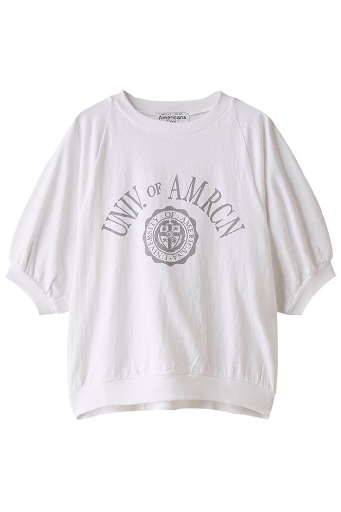 【アメリカーナ/Americana】のラフィー天竺 UNIV. OF AMRCN トップス インテリア・キッズ・メンズ・レディースファッション・服の通販 founy(ファニー) https://founy.com/ ファッション Fashion レディースファッション WOMEN トップス・カットソー Tops/Tshirt シャツ/ブラウス Shirts/Blouses ロング / Tシャツ T-Shirts カットソー Cut and Sewn おすすめ Recommend ショート Short スリーブ Sleeve フロント Front プリント Print |ID: prp329100004084921 ipo3291000000027638147