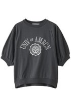 【アメリカーナ/Americana】のラフィー天竺 UNIV. OF AMRCN トップス 人気、トレンドファッション・服の通販 founy(ファニー) ファッション Fashion レディースファッション WOMEN トップス・カットソー Tops/Tshirt シャツ/ブラウス Shirts/Blouses ロング / Tシャツ T-Shirts カットソー Cut and Sewn おすすめ Recommend ショート Short スリーブ Sleeve フロント Front プリント Print thumbnail スミクロ|ID: prp329100004084921 ipo3291000000027638149