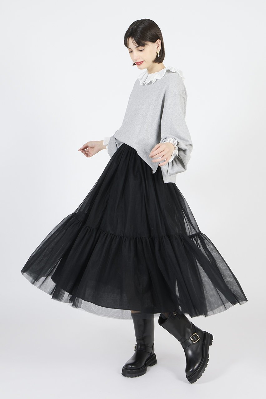 【ビリティス ディセッタン/Bilitis dix-sept ans】の2ティアードチュチュスカート 人気、トレンドファッション・服の通販 founy(ファニー) ファッション Fashion レディースファッション Fashion for Women スカート Skirts エアリー Airy Texture エレガント 上品 Elegant オケージョン Occasion Wear ギャザー Gathered, Ruffled ティアードスカート Tiered Skirt, Flounced Skirt other-7|ID: prp329100004084922 ipo3291000000035509287