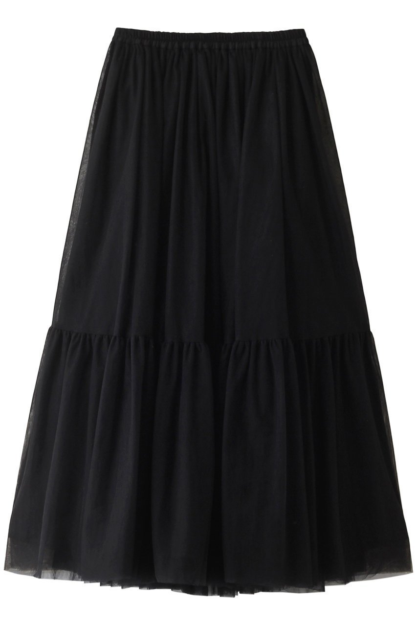 【ビリティス ディセッタン/Bilitis dix-sept ans】の2ティアードチュチュスカート インテリア・キッズ・メンズ・レディースファッション・服の通販 founy(ファニー) 　ファッション　Fashion　レディースファッション　Fashion for Women　スカート　Skirts　エアリー　Airy Texture　エレガント 上品　Elegant　オケージョン　Occasion Wear　ギャザー　Gathered, Ruffled　ティアードスカート　Tiered Skirt, Flounced Skirt　ブラック|ID: prp329100004084922 ipo3291000000036124911