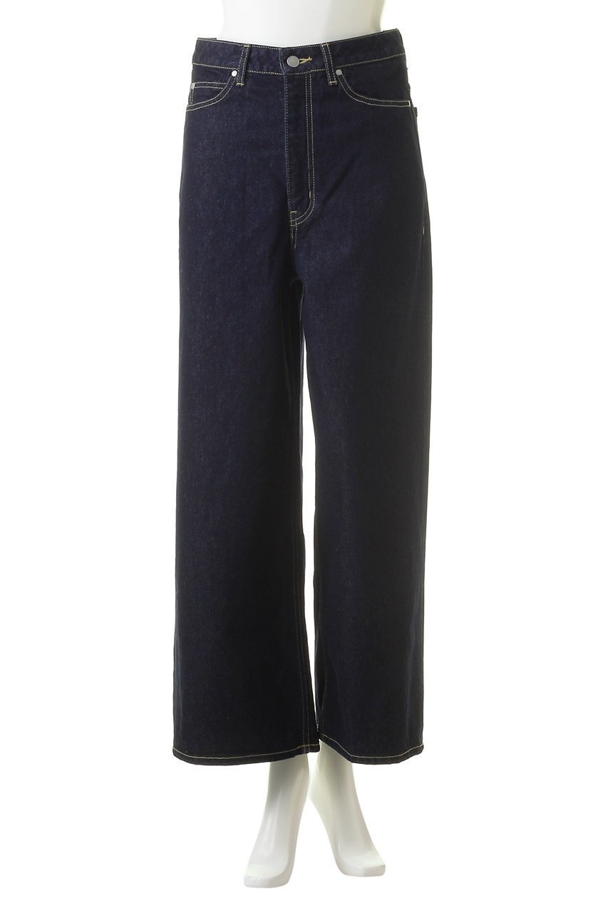 【ミディウミソリッド/MIDIUMISOLID】のhi-waist wide denim デニム 人気、トレンドファッション・服の通販 founy(ファニー) 　ファッション　Fashion　レディースファッション　Fashion for Women　パンツ　Pants & Trousers　デニムパンツ・ジーンズ・美脚デニム　Denim Jeans & Pants　ダメージ　Distressed, Destroyed　デニム　Denim, Jeans Material　エレガント 上品　Elegant　other-2|ID: prp329100004084924 ipo3291000000032830818