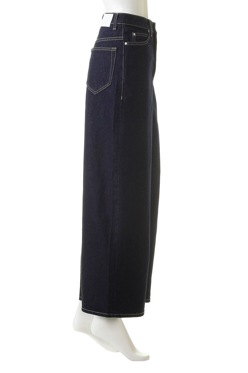 【ミディウミソリッド/MIDIUMISOLID】のhi-waist wide denim デニム 人気、トレンドファッション・服の通販 founy(ファニー) 　ファッション　Fashion　レディースファッション　Fashion for Women　パンツ　Pants & Trousers　デニムパンツ・ジーンズ・美脚デニム　Denim Jeans & Pants　ダメージ　Distressed, Destroyed　デニム　Denim, Jeans Material　エレガント 上品　Elegant　other-3|ID: prp329100004084924 ipo3291000000032830819