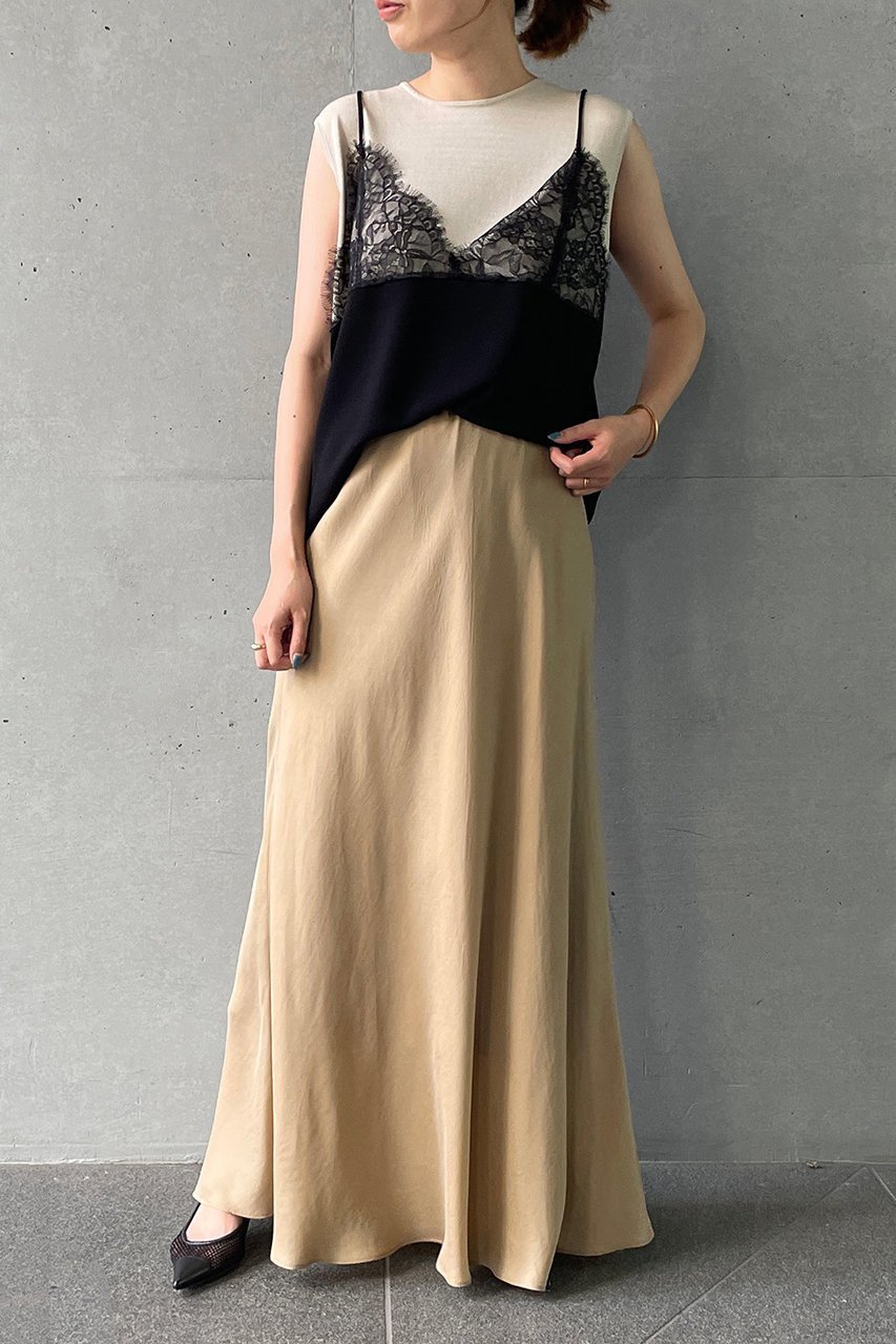 【プルミエ アロンディスモン/1er Arrondissement】のレースレイヤードニットタンク 人気、トレンドファッション・服の通販 founy(ファニー) 　ファッション　Fashion　レディースファッション　WOMEN　トップス・カットソー　Tops/Tshirt　ニット　Knit Tops　プルオーバー　Pullover　キャミソール　Camisole　シンプル　Simple　ジャケット　Jacket　ドッキング　Docking　レース　Race　other-8|ID: prp329100004084968 ipo3291000000031420926