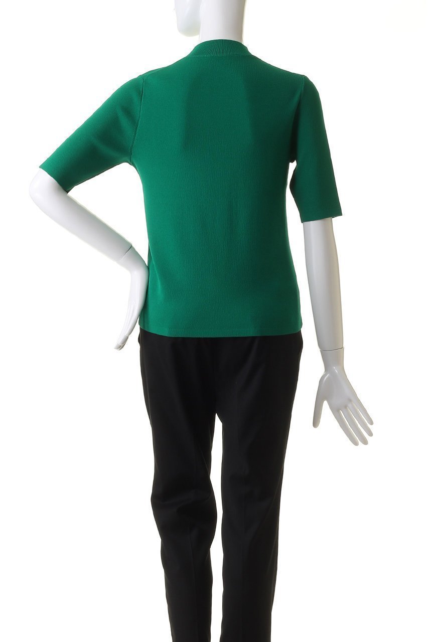 【アルアバイル/allureville】の総針モックNC5分袖PO A 人気、トレンドファッション・服の通販 founy(ファニー) 　ファッション　Fashion　レディースファッション　Fashion for Women　トップス・カットソー　Cut & Sew Tops　ニット　Knit Tops & Sweaters　カジュアルプルオーバー・ニットトップス　Pullovers & Knit Tops / Casual Pullovers　おすすめ　Recommended / Our Picks　インナー　Innerwear　コンパクト　Compact, Small Size　シンプル　Simple, Minimal　エレガント 上品　Elegant　半袖　Short Sleeve, Half Sleeve　other-4|ID: prp329100004084970 ipo3291000000032939122