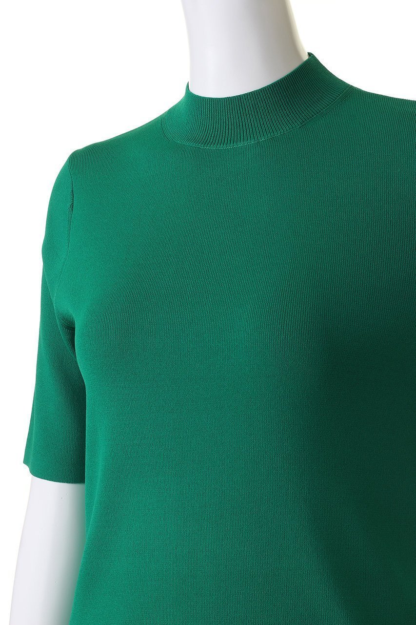 【アルアバイル/allureville】の総針モックNC5分袖PO A 人気、トレンドファッション・服の通販 founy(ファニー) 　ファッション　Fashion　レディースファッション　Fashion for Women　トップス・カットソー　Cut & Sew Tops　ニット　Knit Tops & Sweaters　カジュアルプルオーバー・ニットトップス　Pullovers & Knit Tops / Casual Pullovers　おすすめ　Recommended / Our Picks　インナー　Innerwear　コンパクト　Compact, Small Size　シンプル　Simple, Minimal　エレガント 上品　Elegant　半袖　Short Sleeve, Half Sleeve　other-5|ID: prp329100004084970 ipo3291000000032939130
