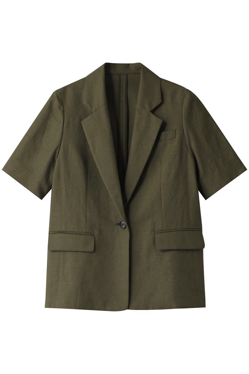 【アルアバイル/allureville】のリネンコンシャークスキンハースSJK A 人気、トレンドファッション・服の通販 founy(ファニー) ファッション Fashion レディースファッション Fashion for Women アウター Coat / Outerwear Collection レディースジャケット・軽アウター Jackets シンプル Simple, Minimal ジャケット Jacket, Outerwear スリーブ Sleeve, Long Sleeve / Short Sleeve ハーフ Half, Half-Length リネン Linen, Linen Fabric 再入荷 Restock / Back in Stock 半袖 Short Sleeve, Half Sleeve 夏 Summer other-1|ID: prp329100004084972 ipo3291000000035052980