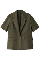 【アルアバイル/allureville】のリネンコンシャークスキンハースSJK A 人気、トレンドファッション・服の通販 founy(ファニー) ファッション Fashion レディースファッション Fashion for Women アウター Coat / Outerwear Collection レディースジャケット・軽アウター Jackets シンプル Simple, Minimal ジャケット Jacket, Outerwear スリーブ Sleeve, Long Sleeve / Short Sleeve ハーフ Half, Half-Length リネン Linen, Linen Fabric 再入荷 Restock / Back in Stock 半袖 Short Sleeve, Half Sleeve 夏 Summer thumbnail カーキ|ID: prp329100004084972 ipo3291000000035052981