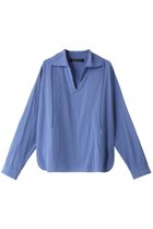 【ミズイロ インド/mizuiro ind】のskipper P/O shirt シャツ 人気、トレンドファッション・服の通販 founy(ファニー) ファッション Fashion レディースファッション WOMEN トップス・カットソー Tops/Tshirt シャツ/ブラウス Shirts/Blouses シンプル Simple スキッパー Skipper スリーブ Sleeve リボン Ribbon ロング Long thumbnail blue|ID: prp329100004084977 ipo3291000000027638290