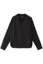 【ミズイロ インド/mizuiro ind】のskipper P/O shirt シャツ 人気、トレンドファッション・服の通販 founy(ファニー) ファッション Fashion レディースファッション WOMEN トップス・カットソー Tops/Tshirt シャツ/ブラウス Shirts/Blouses シンプル Simple スキッパー Skipper スリーブ Sleeve リボン Ribbon ロング Long thumbnail black|ID: prp329100004084977 ipo3291000000027638292