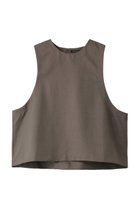 【ミズイロ インド/mizuiro ind】のcrew neck short vest ベスト brown|ID: prp329100004084978 ipo3291000000027638295