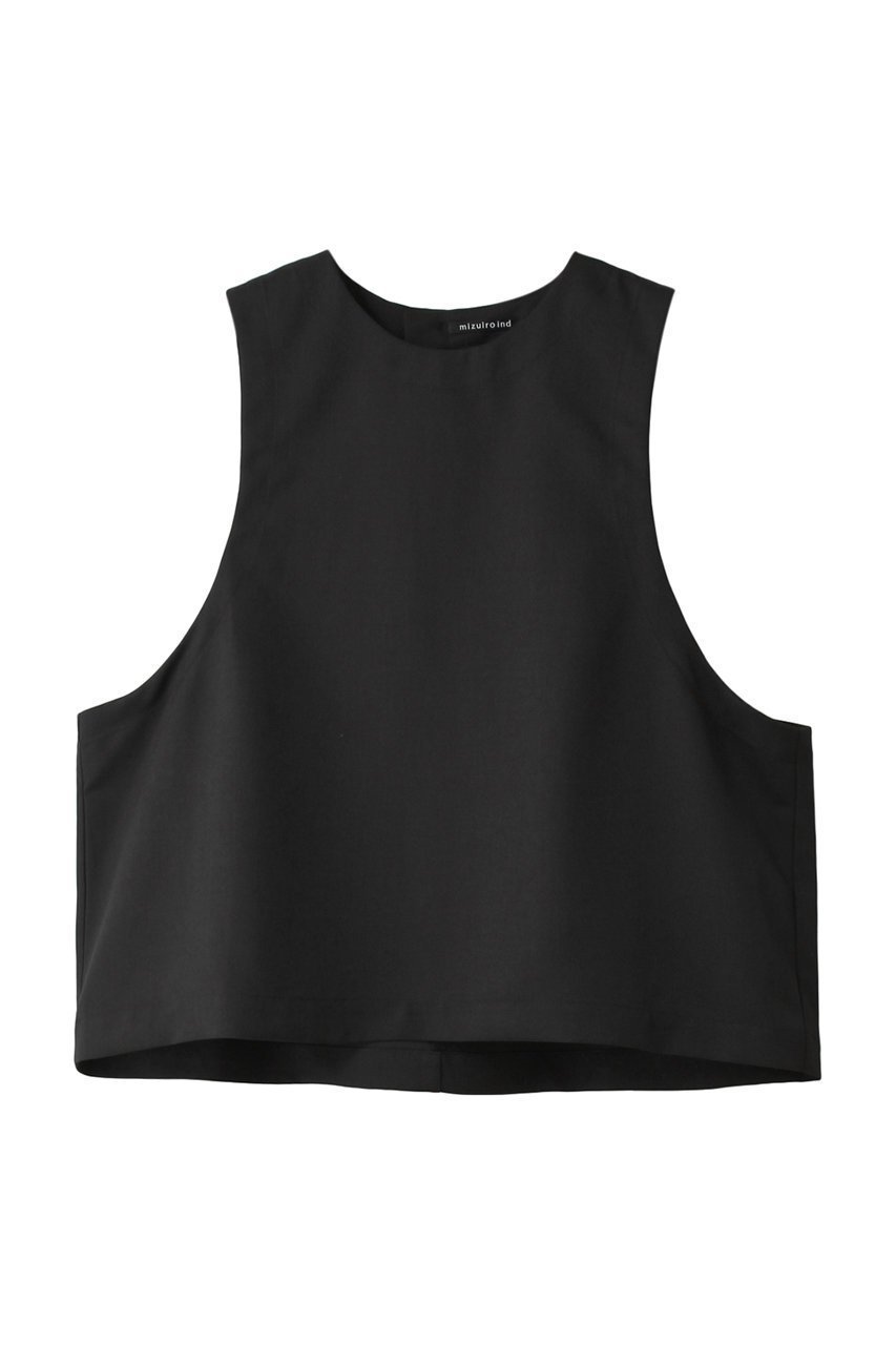 【ミズイロ インド/mizuiro ind】のcrew neck short vest ベスト インテリア・キッズ・メンズ・レディースファッション・服の通販 founy(ファウニー) 　ファッション　Fashion　レディースファッション　Fashion for Women　トップス・カットソー　Cut & Sew Tops　ニット　Knit Tops & Sweaters　ベスト&ジレ / 重ね着スタイル　Vests & Gilets　カジュアルプルオーバー・ニットトップス　Pullovers & Knit Tops / Casual Pullovers　ベスト　Vest, Waistcoat　エレガント 上品　Elegant　black|ID: prp329100004084978 ipo3291000000036531206