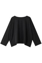 【ミズイロ インド/mizuiro ind】のburn out print wide P/O プルオーバー black(ボーダー)|ID: prp329100004084979 ipo3291000000036400164