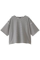 【ミズイロ インド/mizuiro ind】のboat neck P/O with bijou プルオーバー off whiteA|ID: prp329100004084980 ipo3291000000032898329