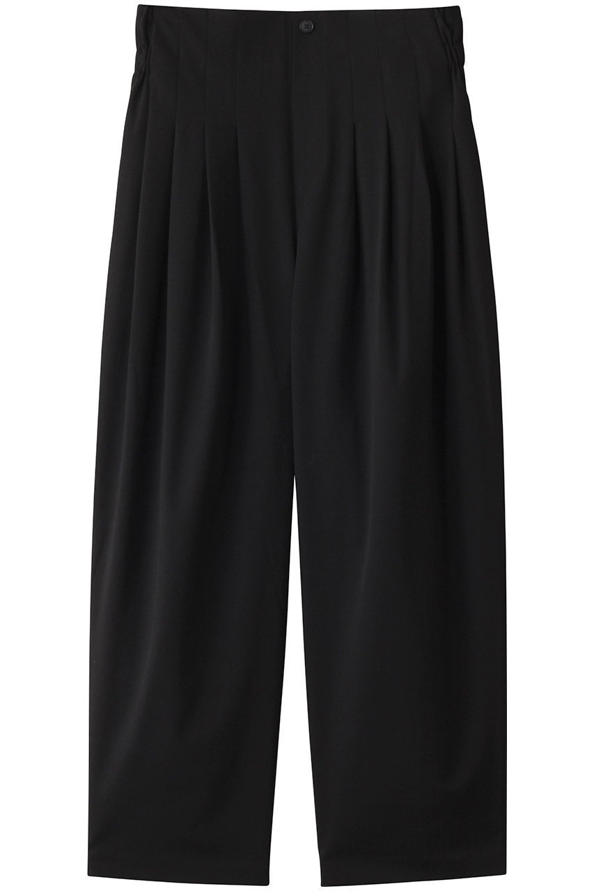 【ミズイロ インド/mizuiro ind】のhigh waist tuck PT パンツ インテリア・キッズ・メンズ・レディースファッション・服の通販 founy(ファニー) 　ファッション　Fashion　レディースファッション　Fashion for Women　パンツ　Pants & Trousers　ベーシック　Basic, Essential　エレガント 上品　Elegant　black|ID: prp329100004084982 ipo3291000000032902992