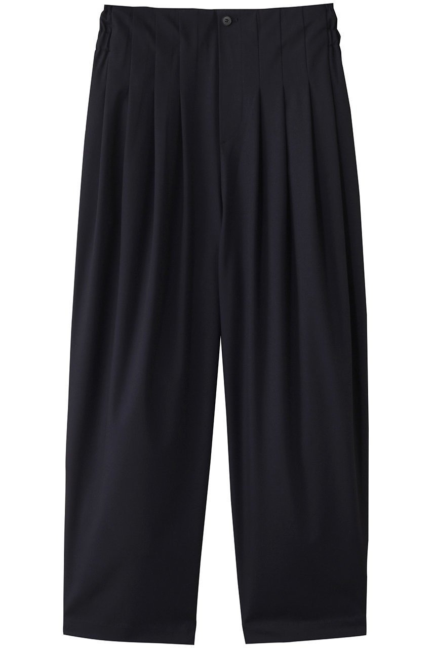 【ミズイロ インド/mizuiro ind】のhigh waist tuck PT パンツ インテリア・キッズ・メンズ・レディースファッション・服の通販 founy(ファニー) 　ファッション　Fashion　レディースファッション　Fashion for Women　パンツ　Pants & Trousers　ベーシック　Basic, Essential　エレガント 上品　Elegant　navy|ID: prp329100004084982 ipo3291000000032902994