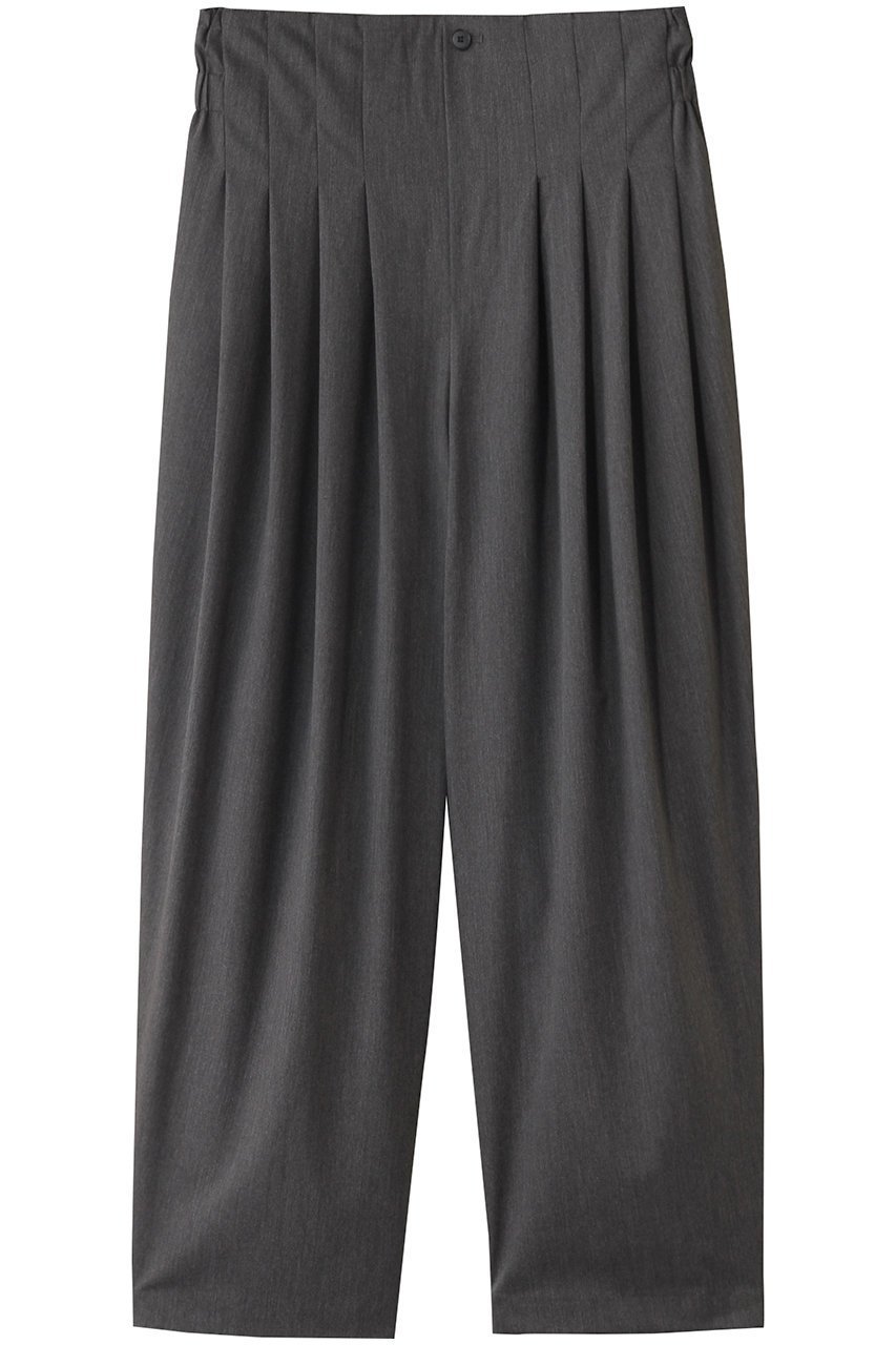 【ミズイロ インド/mizuiro ind】のhigh waist tuck PT パンツ インテリア・キッズ・メンズ・レディースファッション・服の通販 founy(ファニー) 　ファッション　Fashion　レディースファッション　Fashion for Women　パンツ　Pants & Trousers　ベーシック　Basic, Essential　エレガント 上品　Elegant　gray|ID: prp329100004084982 ipo3291000000032902997