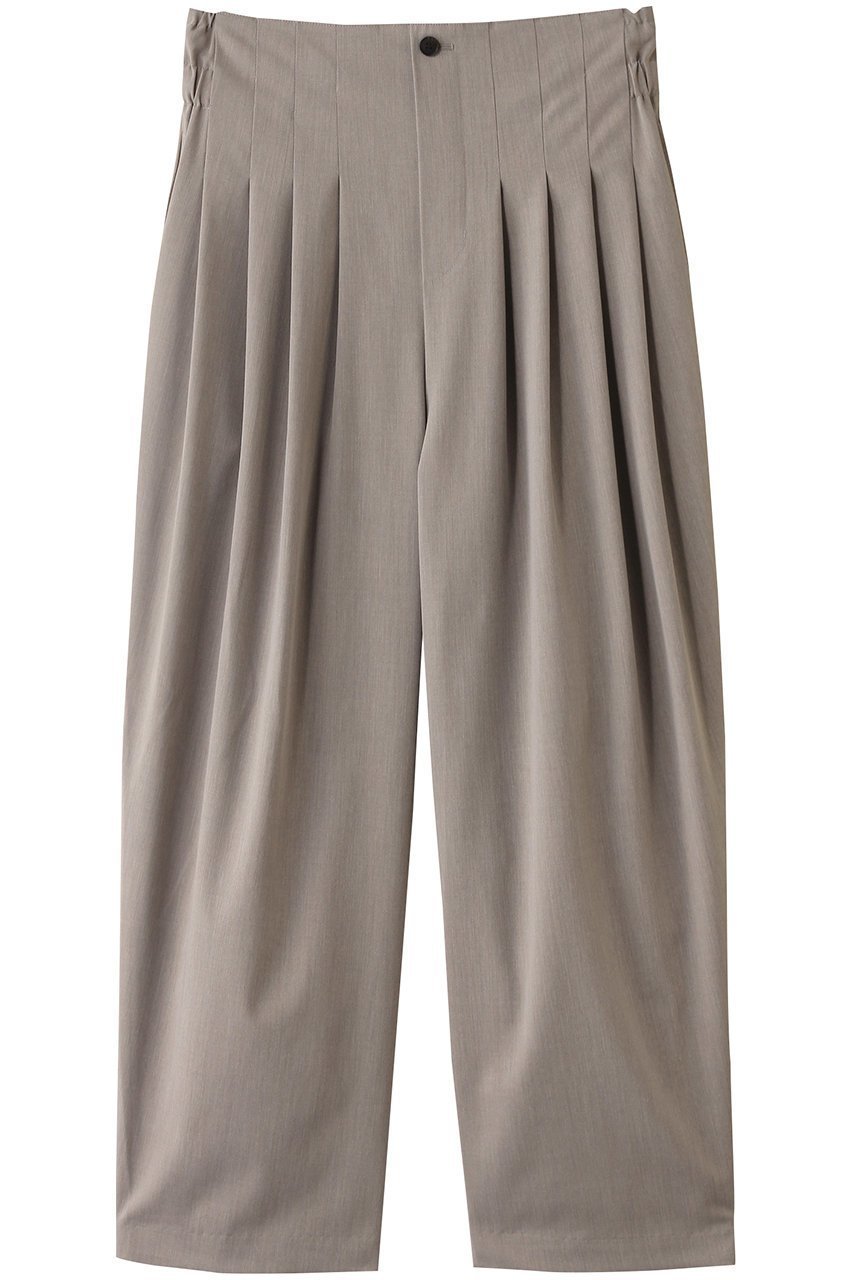 【ミズイロ インド/mizuiro ind】のhigh waist tuck PT パンツ インテリア・キッズ・メンズ・レディースファッション・服の通販 founy(ファニー) 　ファッション　Fashion　レディースファッション　Fashion for Women　パンツ　Pants & Trousers　ベーシック　Basic, Essential　エレガント 上品　Elegant　beige|ID: prp329100004084982 ipo3291000000032903000
