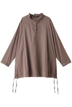 【ミズイロ インド/mizuiro ind】のgather neck shirt シャツ 人気、トレンドファッション・服の通販 founy(ファニー) ファッション Fashion レディースファッション WOMEN トップス・カットソー Tops/Tshirt シャツ/ブラウス Shirts/Blouses シアー Sheer スリーブ Sleeve チュニック Tunic バルーン Balloon ロング Long 人気 Popularity thumbnail gray|ID: prp329100004084983 ipo3291000000027638317