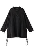 【ミズイロ インド/mizuiro ind】のgather neck shirt シャツ black|ID:prp329100004084983