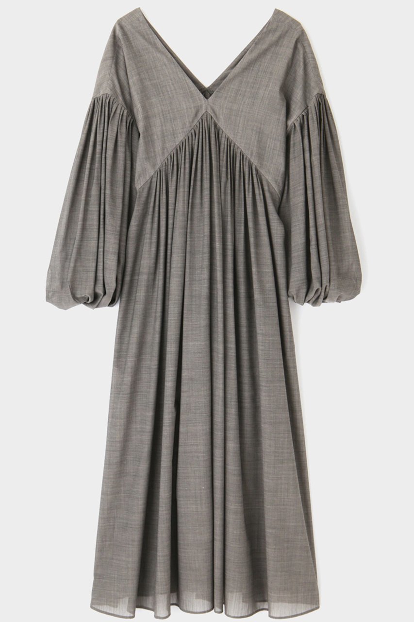 【ル フィル/LE PHIL】のシアーウールローンボリュームドレス 人気、トレンドファッション・服の通販 founy(ファニー) 　ファッション　Fashion　レディースファッション　Fashion for Women　ワンピース　Dresses　フォーマル・パーティードレス・結婚式用ドレス　Elegant & Casual Dresses　チュニック　Tunic Tops & Dresses　カッティング　Cutting Detail　ギャザー　Gathered, Ruffled　シアー　Sheer, See-Through　チュニック　Tunic, Long Top　ドレス　Dress, One-Piece　ロング　Long, Long-Length　 other-1|ID: prp329100004086410 ipo3291000000032892588