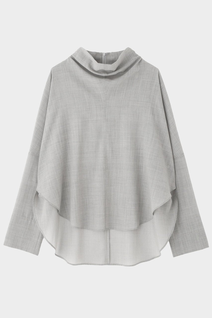 【ル フィル/LE PHIL】のシアーウールローンハイネックブラウス 人気、トレンドファッション・服の通販 founy(ファニー) 　ファッション　Fashion　レディースファッション　Fashion for Women　トップス・カットソー　Cut & Sew Tops　シャツ・ブラウス・オフィスカジュアル　Elegant Blouses & Button-Ups　シアー　Sheer, See-Through　スリーブ　Sleeve, Long Sleeve / Short Sleeve　ハイネック　High Neck, Mock Neck　ロング　Long, Long-Length　 other-1|ID: prp329100004086412 ipo3291000000035333413