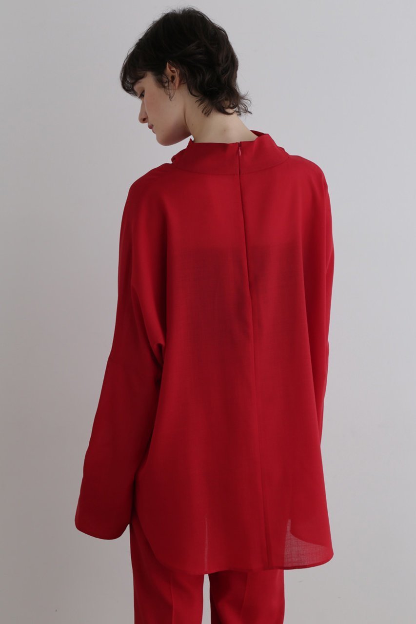 【ル フィル/LE PHIL】のシアーウールローンハイネックブラウス 人気、トレンドファッション・服の通販 founy(ファニー) 　ファッション　Fashion　レディースファッション　Fashion for Women　トップス・カットソー　Cut & Sew Tops　シャツ・ブラウス・オフィスカジュアル　Elegant Blouses & Button-Ups　シアー　Sheer, See-Through　スリーブ　Sleeve, Long Sleeve / Short Sleeve　ハイネック　High Neck, Mock Neck　ロング　Long, Long-Length　other-8|ID: prp329100004086412 ipo3291000000035333423